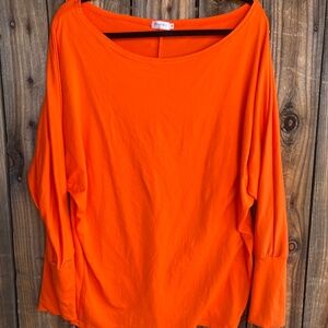 Bright orange tunic size M